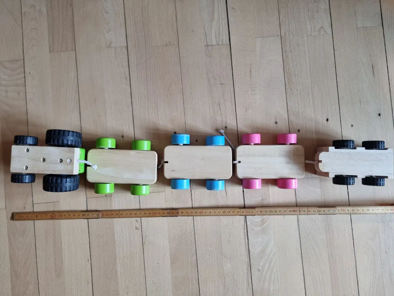 Billede 3 - Kids Wood Traktor med vogne