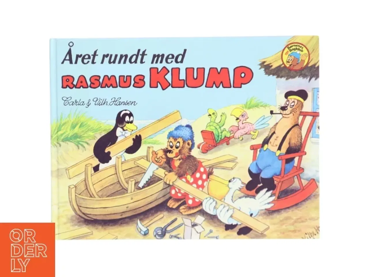 Billede 1 - 'Året rundt med Rasmus Klump' (bog) fra Børnenes nye Bogklub