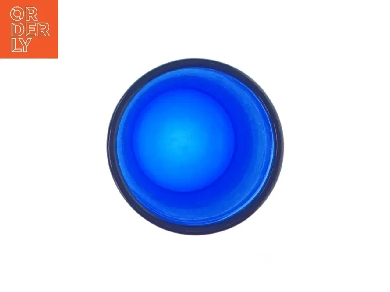 Billede 2 - Blå vase (str. HØ: 17x9 cm)