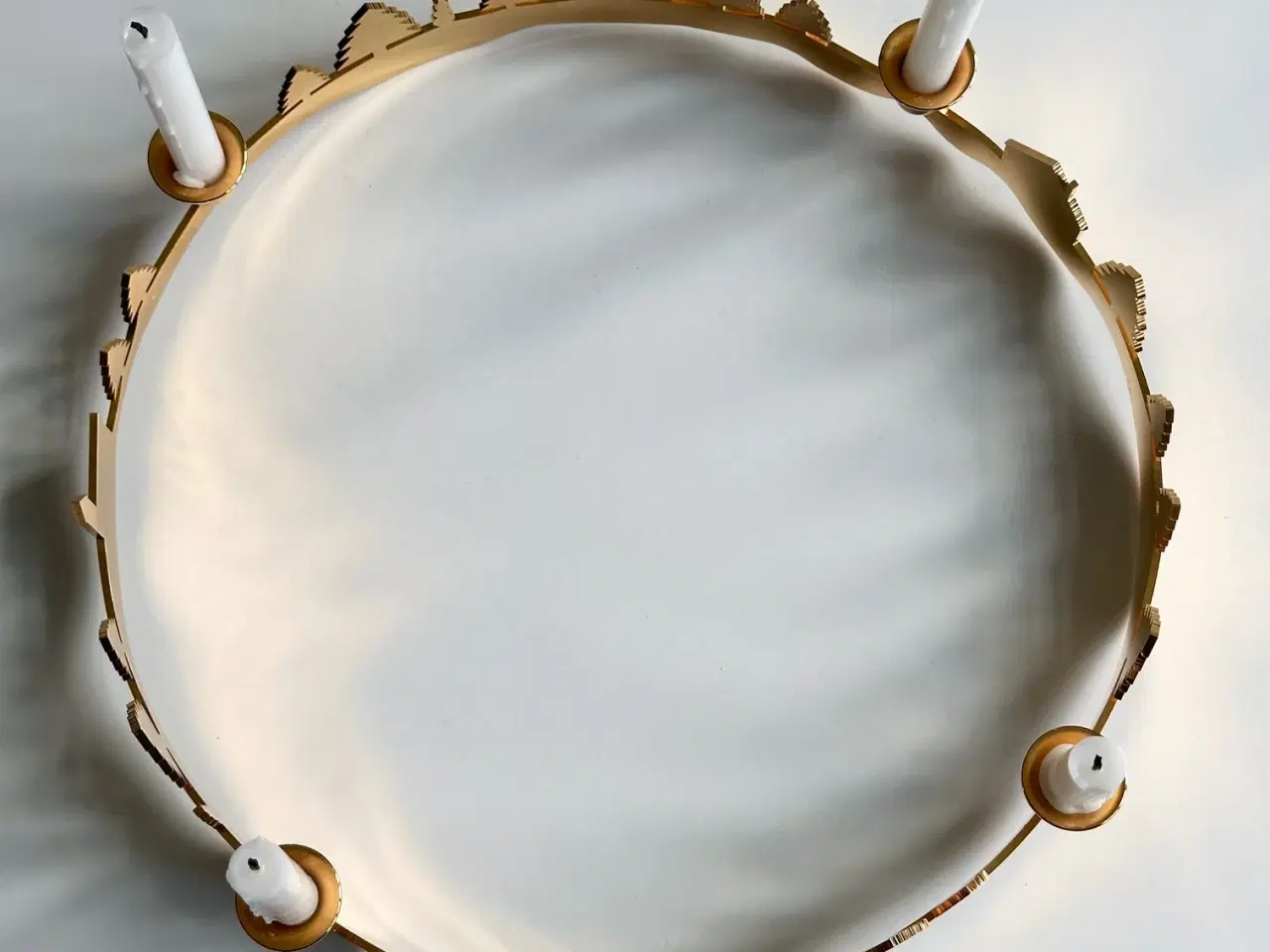 Billede 2 - Guldbelagt adventsstage