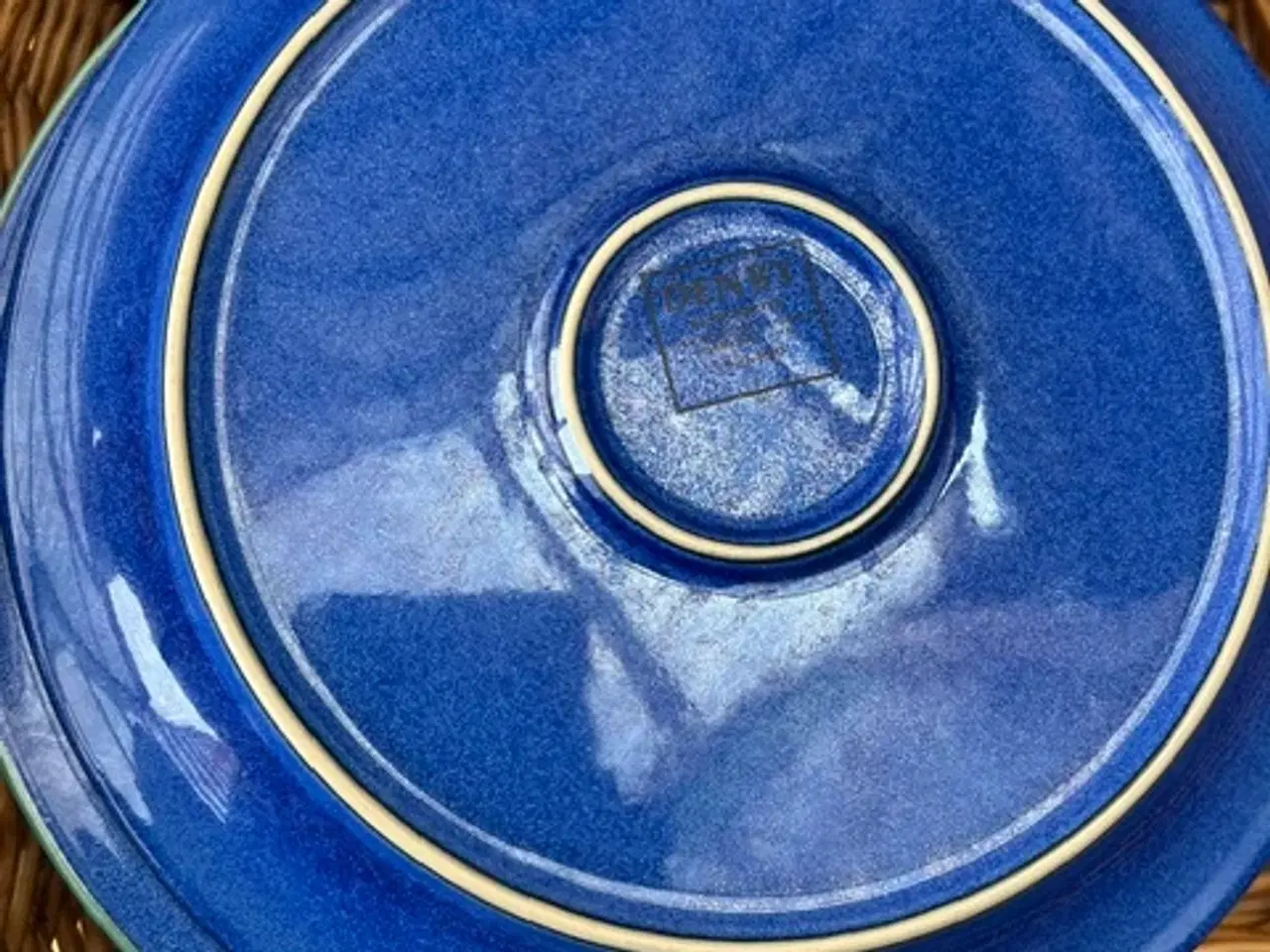 Billede 3 - 8 flotte Denby Harlequin middagstallerkener – 27cm