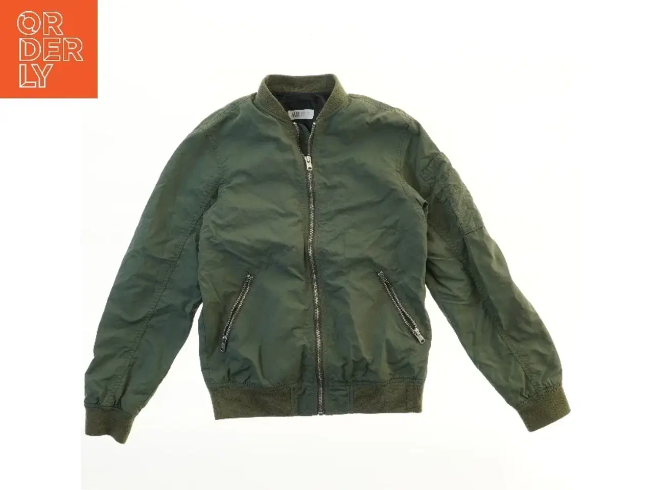 Billede 1 - Grøn bomberjakke fra H&M (str. 152)