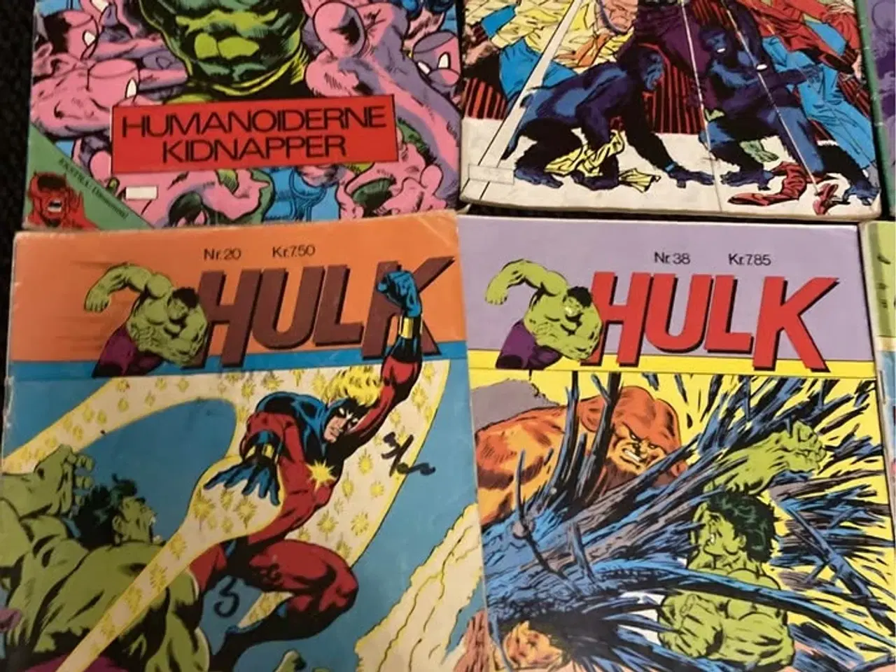 Billede 2 - Forskellige danske Hulk tegneserier