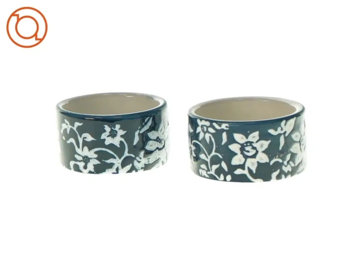 Billede 1 - 2 små fyrfadslysestager 2 stk. (str. 4 X 6cm)