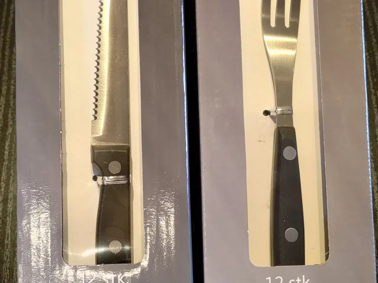 Billede 1 - Grillbestik Knive & Gafler, 12 stk af hver i uåbne
