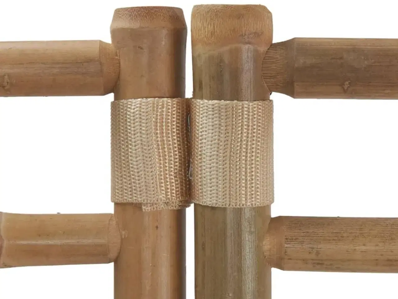 Billede 7 - 3-panels rumdeler 120 cm foldbar bambus og kanvas