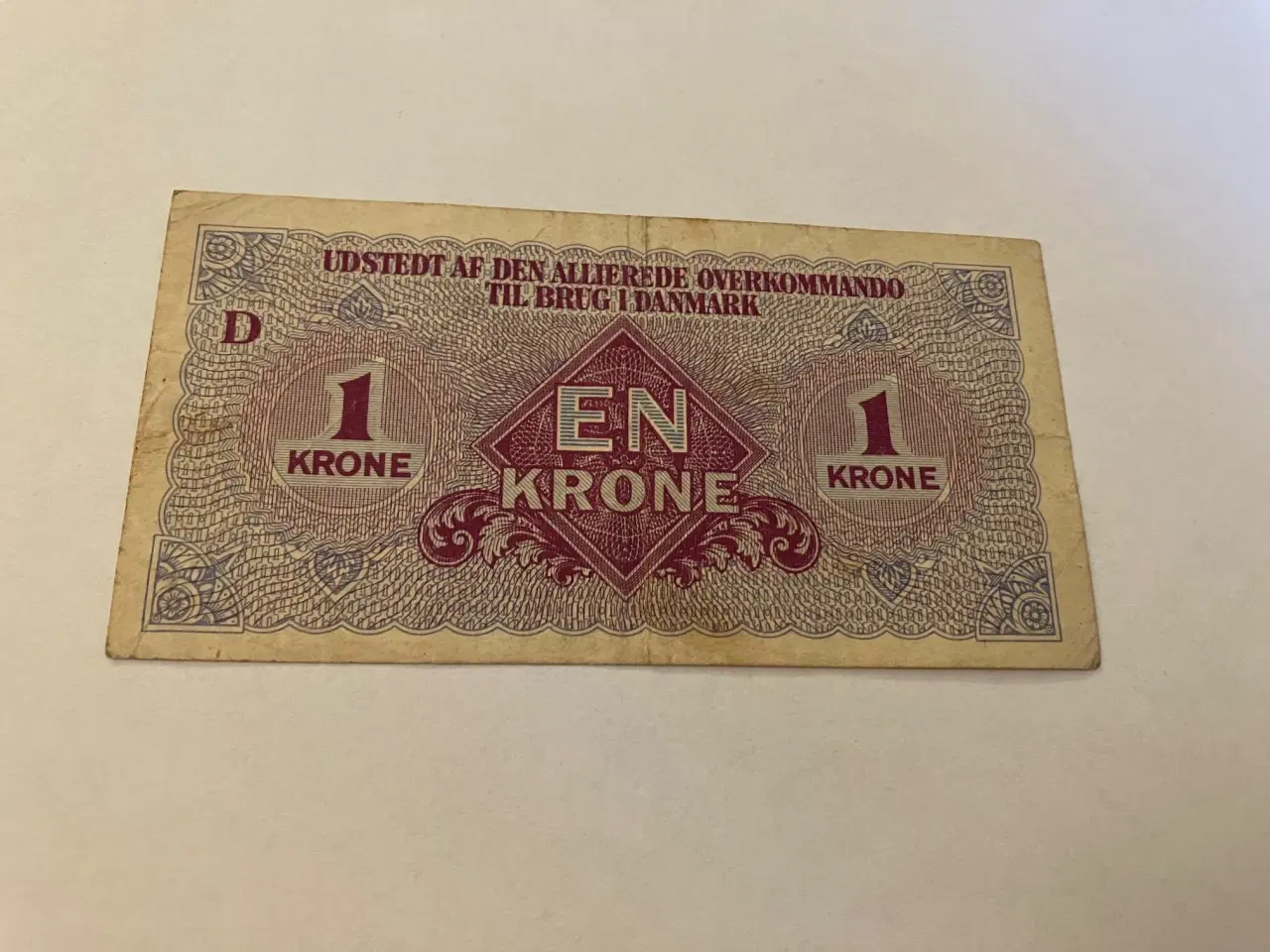 Billede 1 - 1 Krone - Den Allierede Overkommando