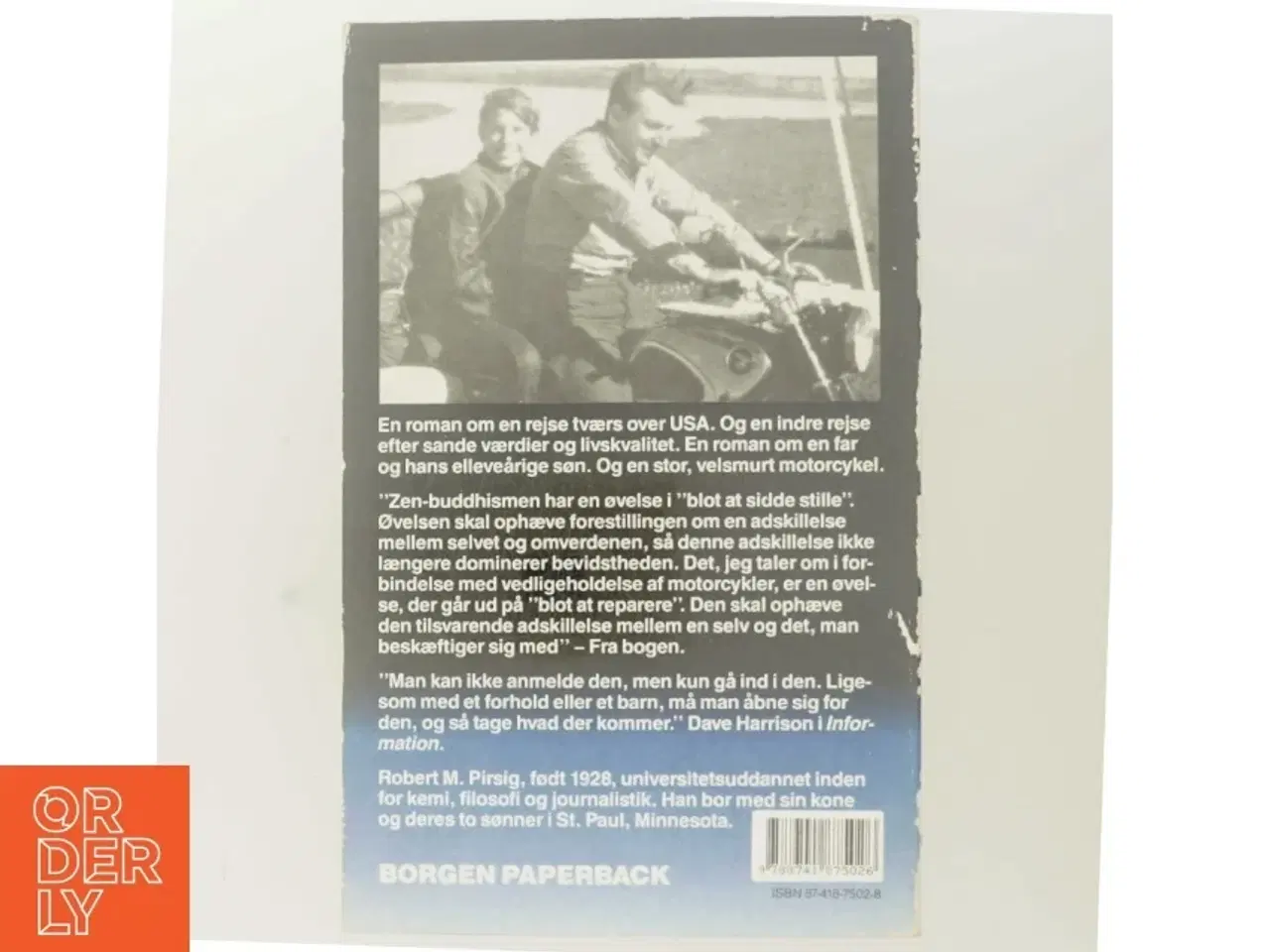 Billede 3 - Zen og kunsten at vedligeholde en motorcykel : en undersøgelse af værdier af Robert M. Pirsig (Bog)