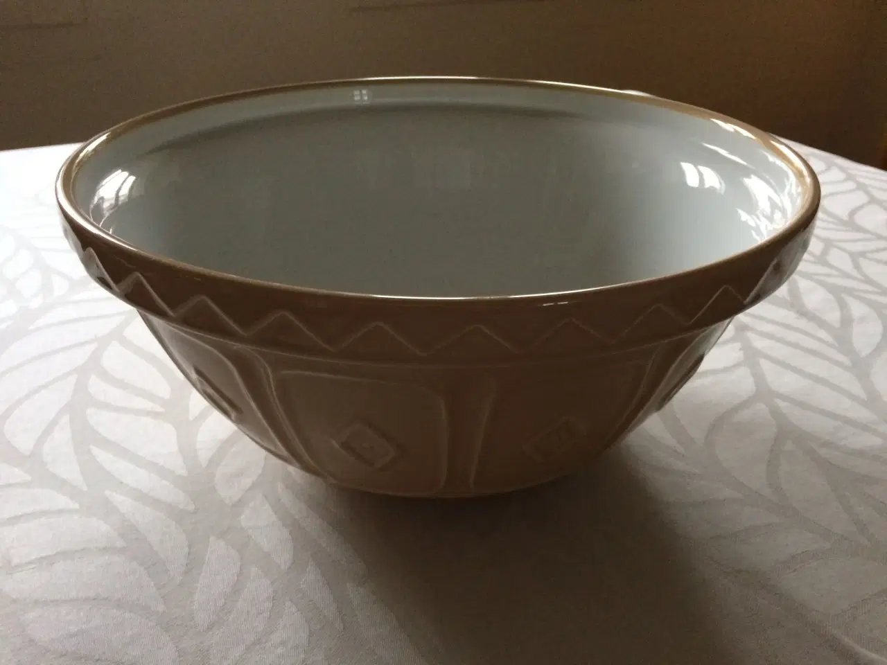 Billede 1 - Stort dejfad, engelsk keramik 