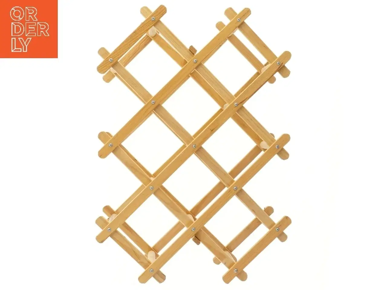 Billede 2 - Træ foldbart vinstativ (str. 55 cm)