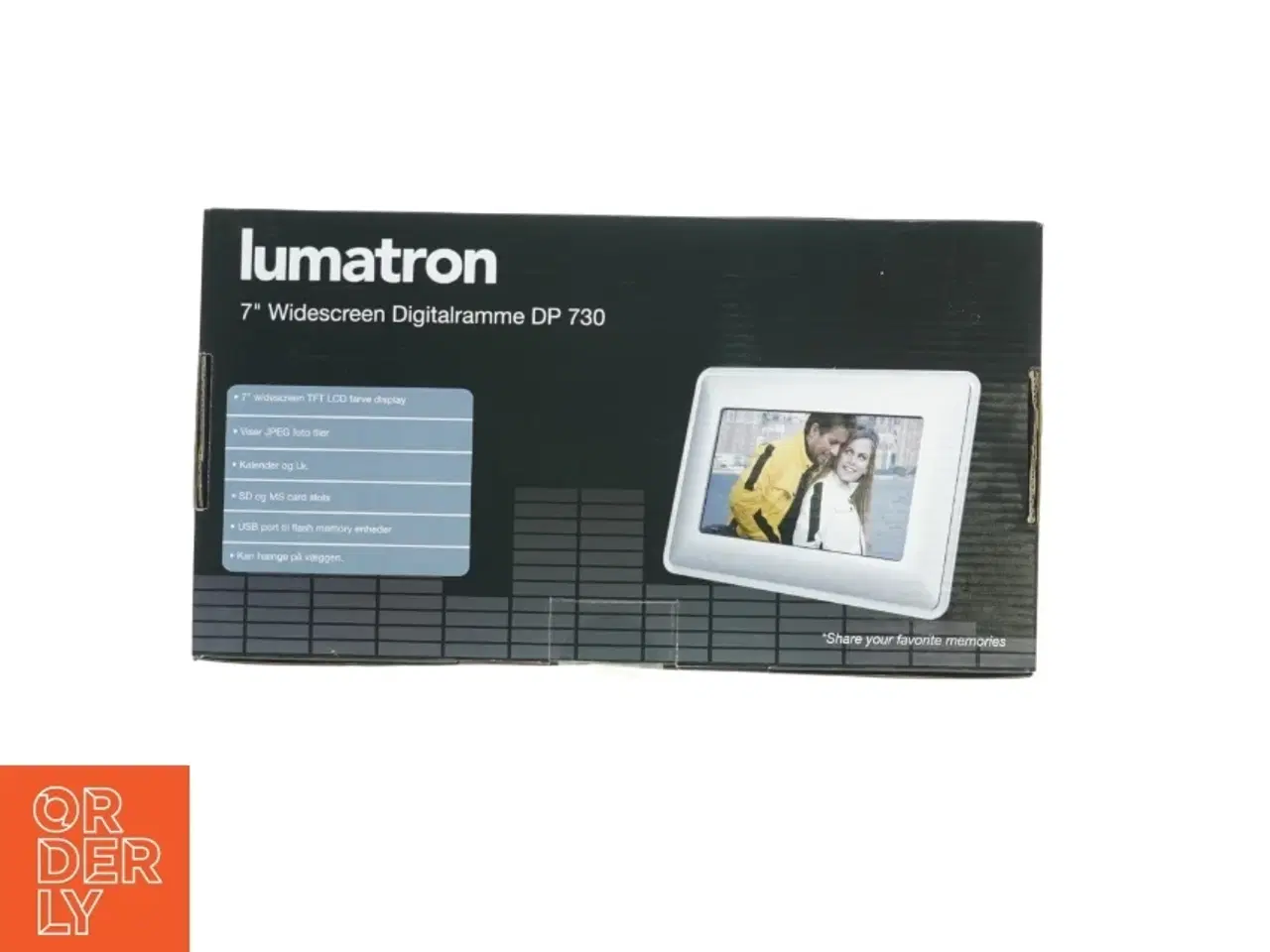 Billede 1 - Digital billedramme fra Lumatron (str. 33 x 18 cm)