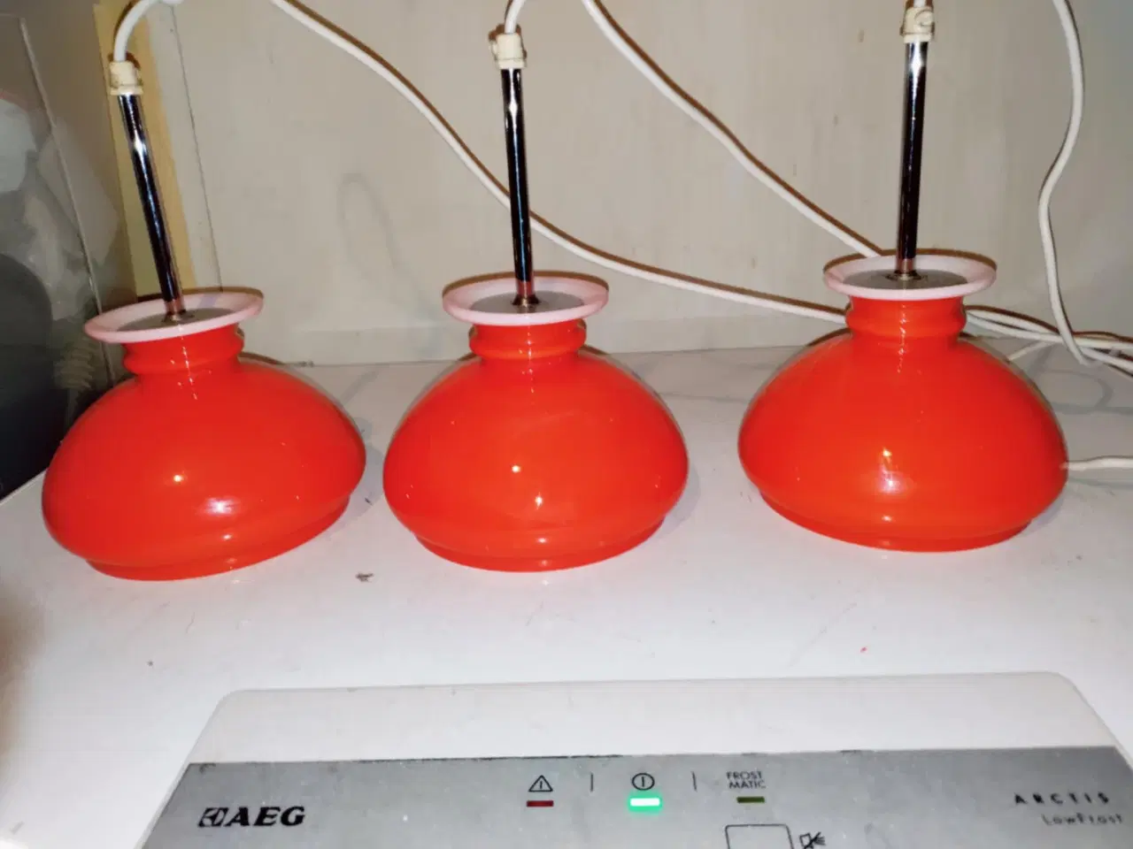 Billede 7 - 3 super flotte lamper i fed farve se billeder