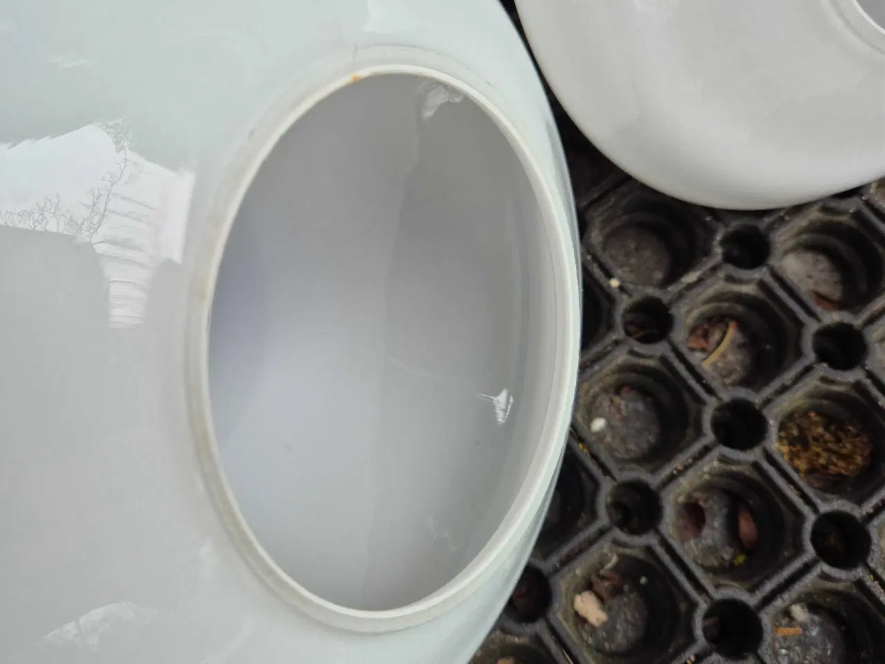 Billede 13 - Perfekte retrolamper i hvidt opalglas 