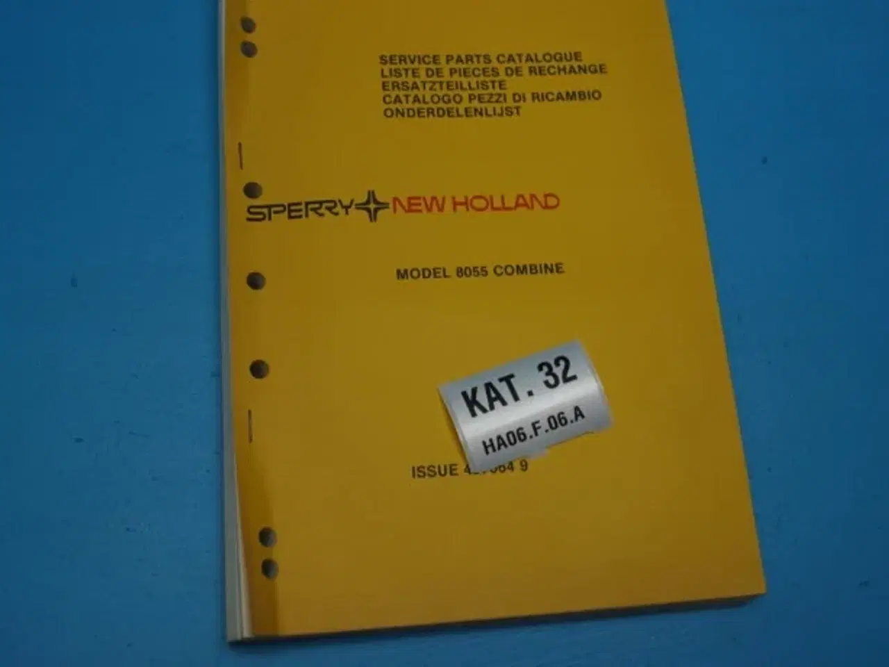 Billede 4 - New Holland 8055 Reservedelskatalog