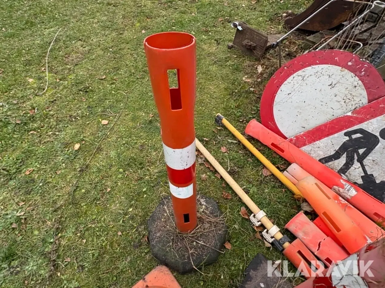 Billede 7 - Blandet trafik skilte og kegler