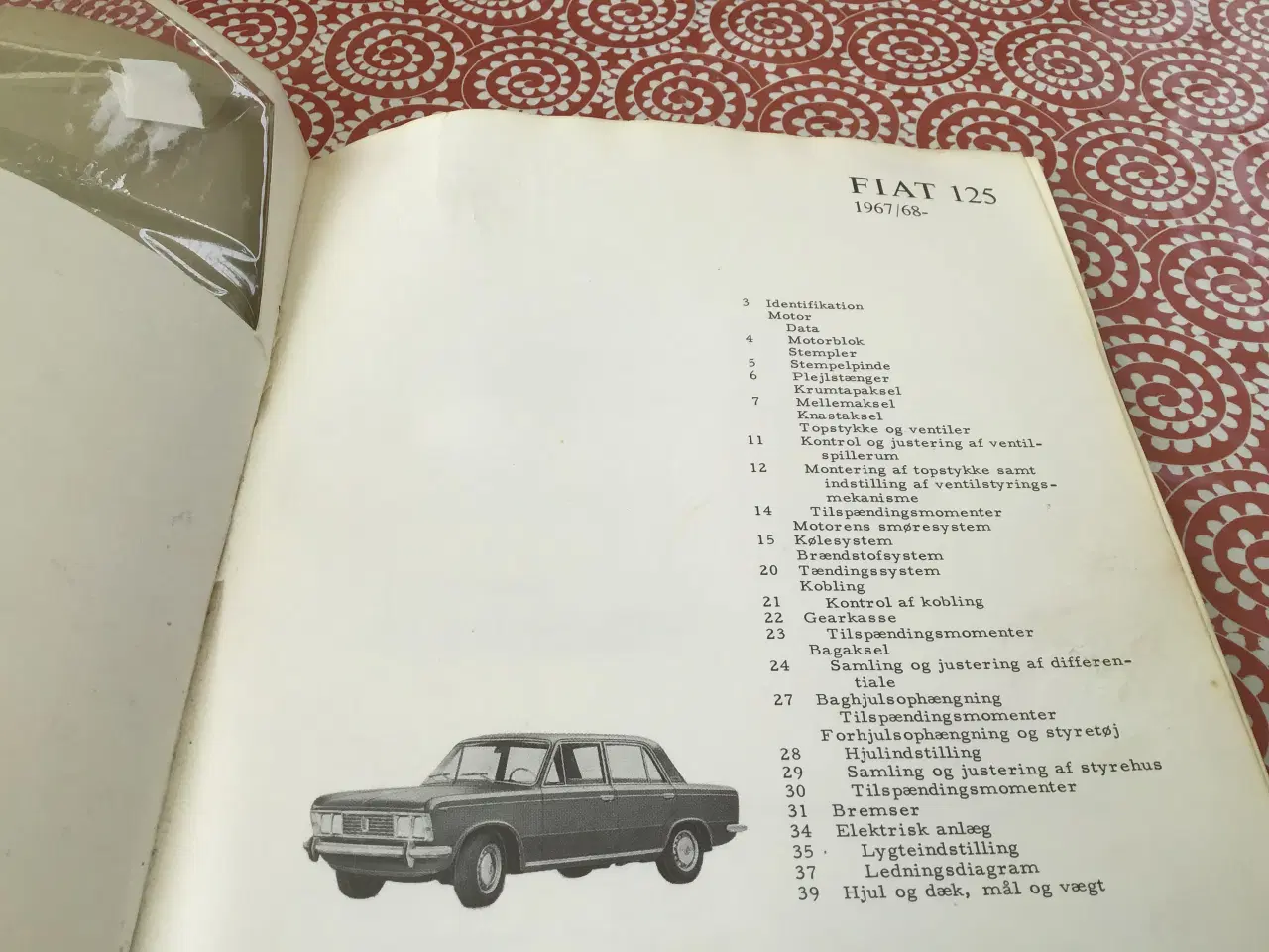 Billede 2 - Fiat 125 håndbog 
