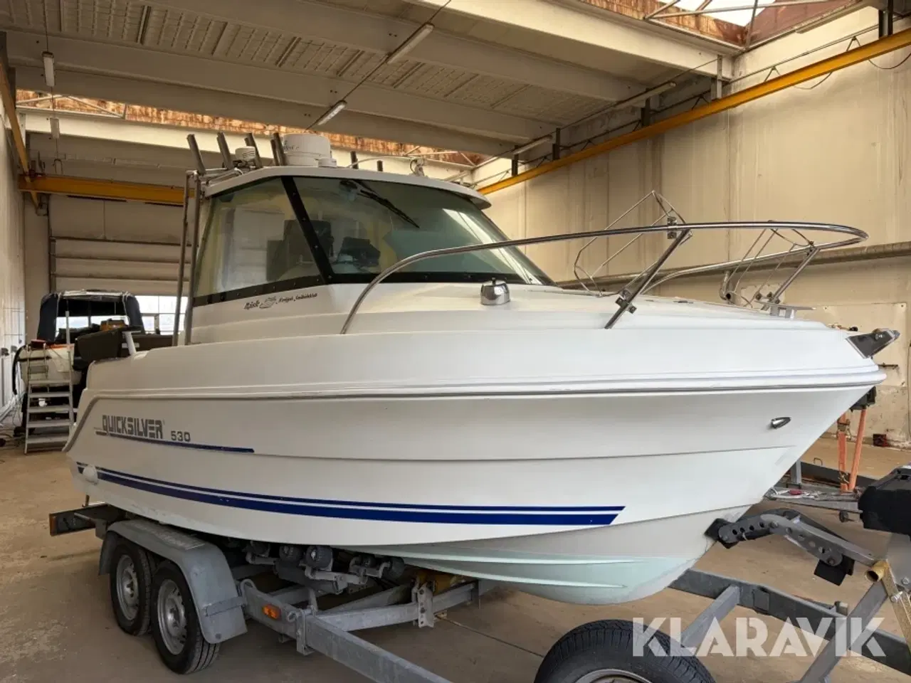 Billede 7 - Motorbåd Quicksilver 530 Pilothouse med bådtrailer