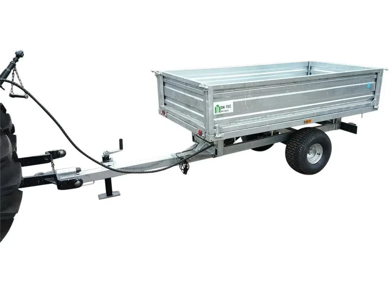 Billede 2 - DK-TEC 1.5 tons galvaniseret trailer