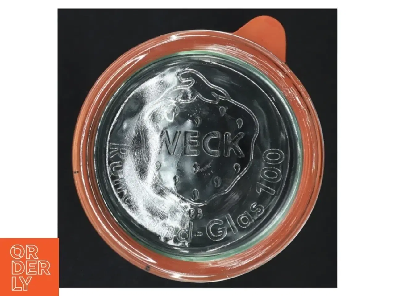 Billede 2 - Weck glaskrukke med gummiring og glaslåg fra Weck (str. 15 x ø 10,5 cm)