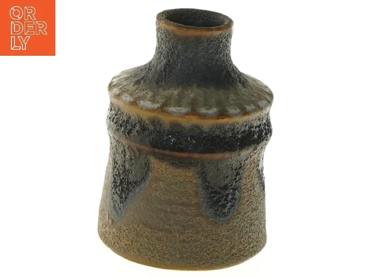 Billede 1 - Keramisk stentøjsvase (str. 11 cm)