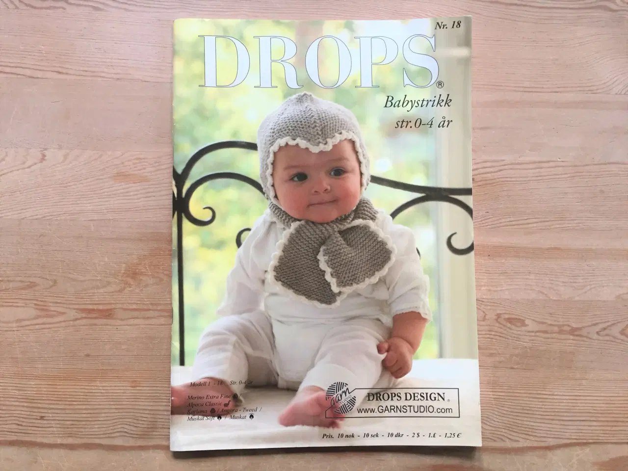 Billede 1 - Opskrifter, Drops babystrik str. 0 - 4 år