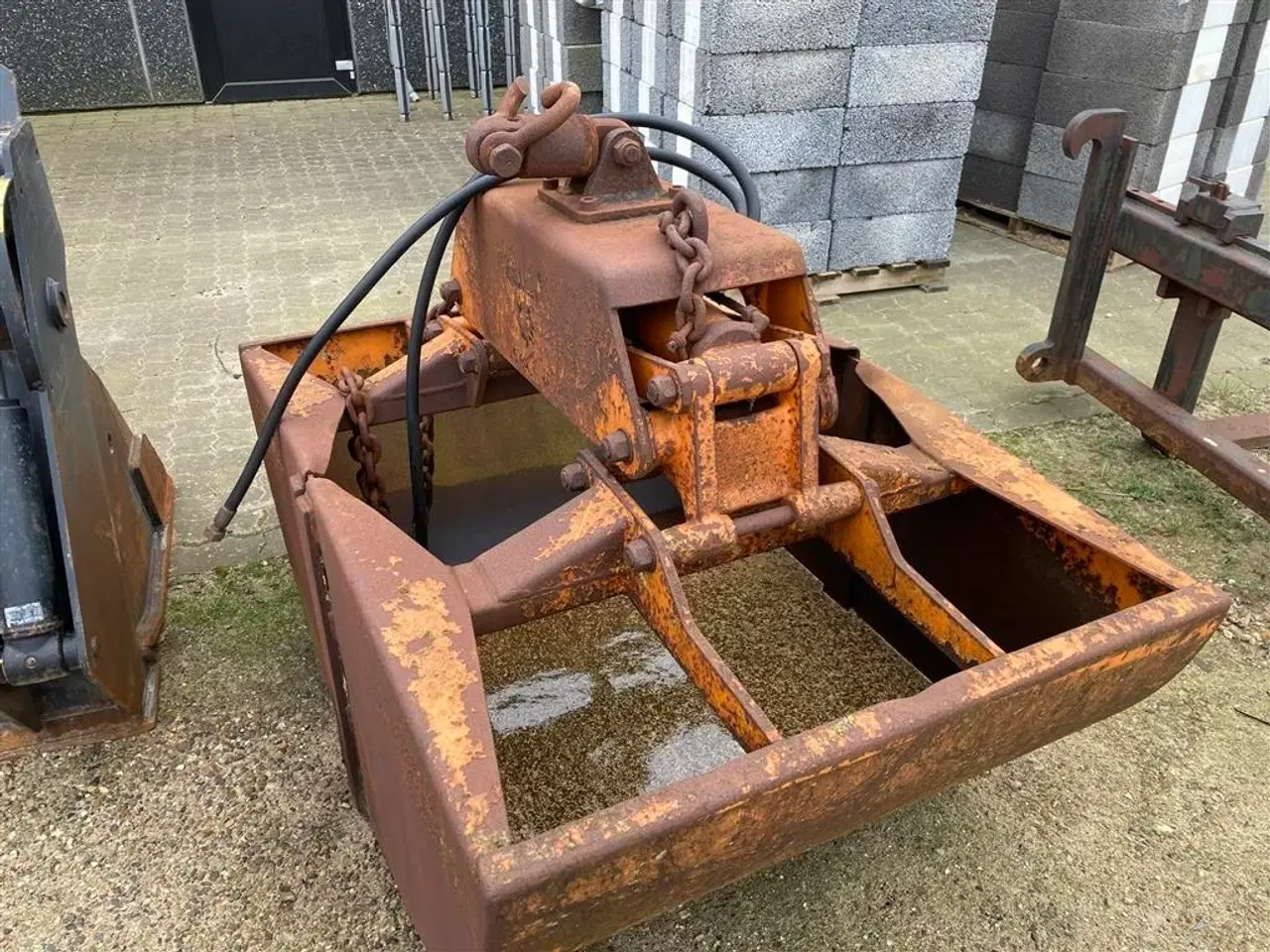 Billede 3 - Bsv Grab Lukket klapskovl til kranophæng