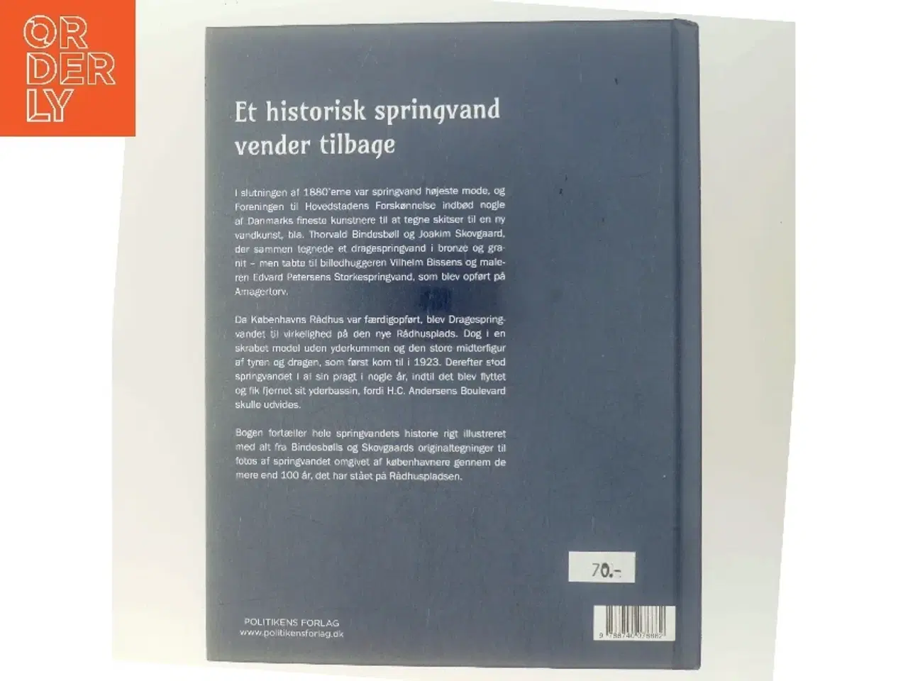 Billede 3 - Dragespringvandet : historien om vandkunsten på Rådhuspladsen af Jens Peter Munk (Bog)