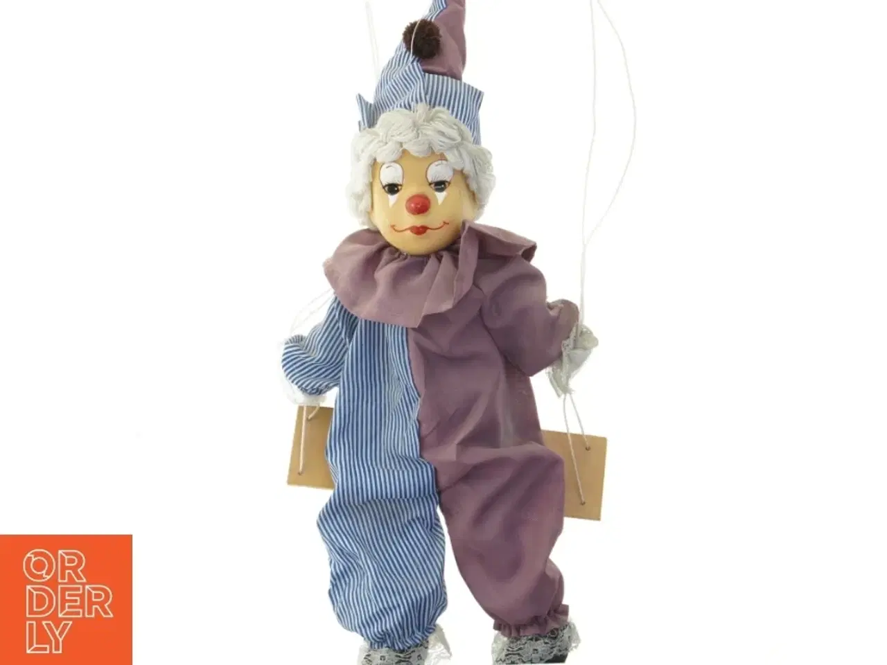 Billede 1 - Marionetdukke klovnekostume 58 cm (str. 58 cm)