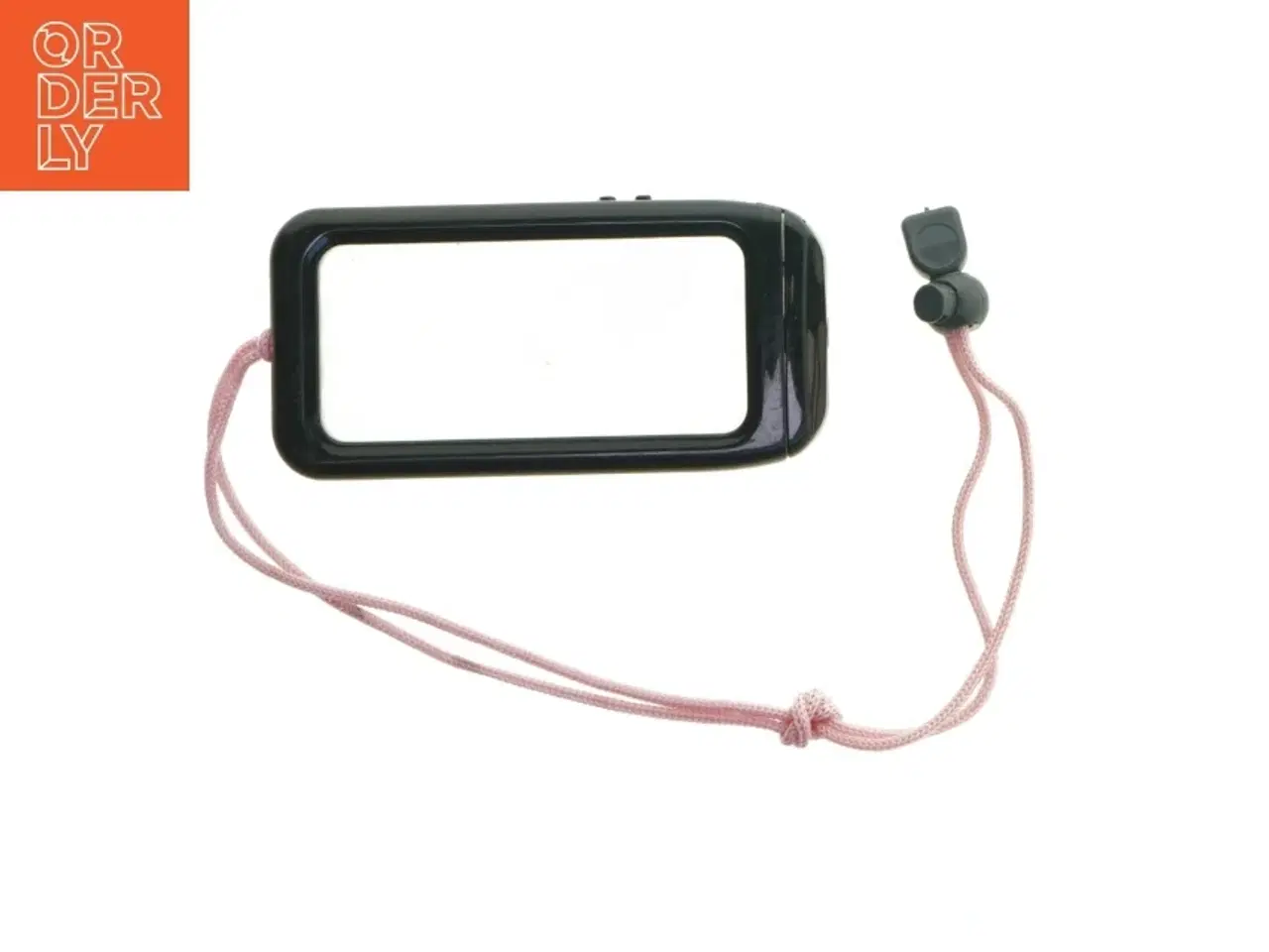 Billede 1 - Vandtæt mobilcover med pink snor fra Aryca (str. 16x8 cm)