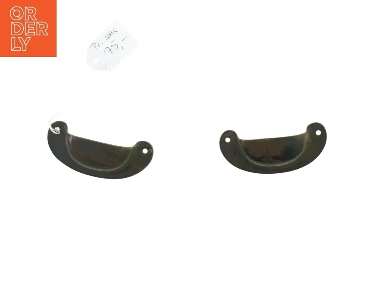 Billede 3 - Metal greb til skuffe fra Knager (str. 9 x 3 cm)