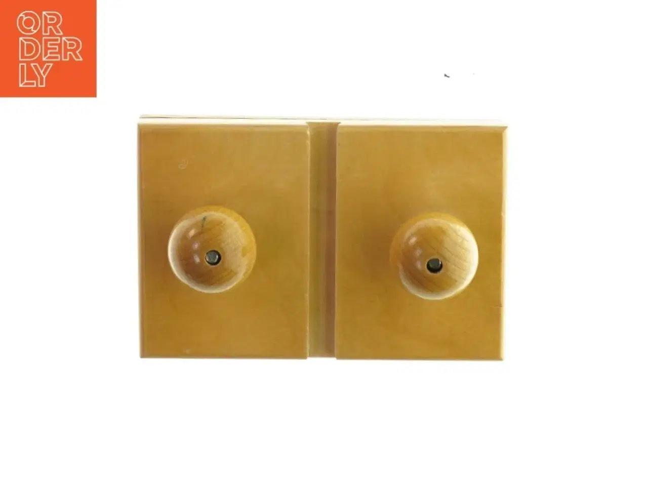 Billede 1 - Et stykke træ med to håndtag fra Heimess (str. 15 x 10)