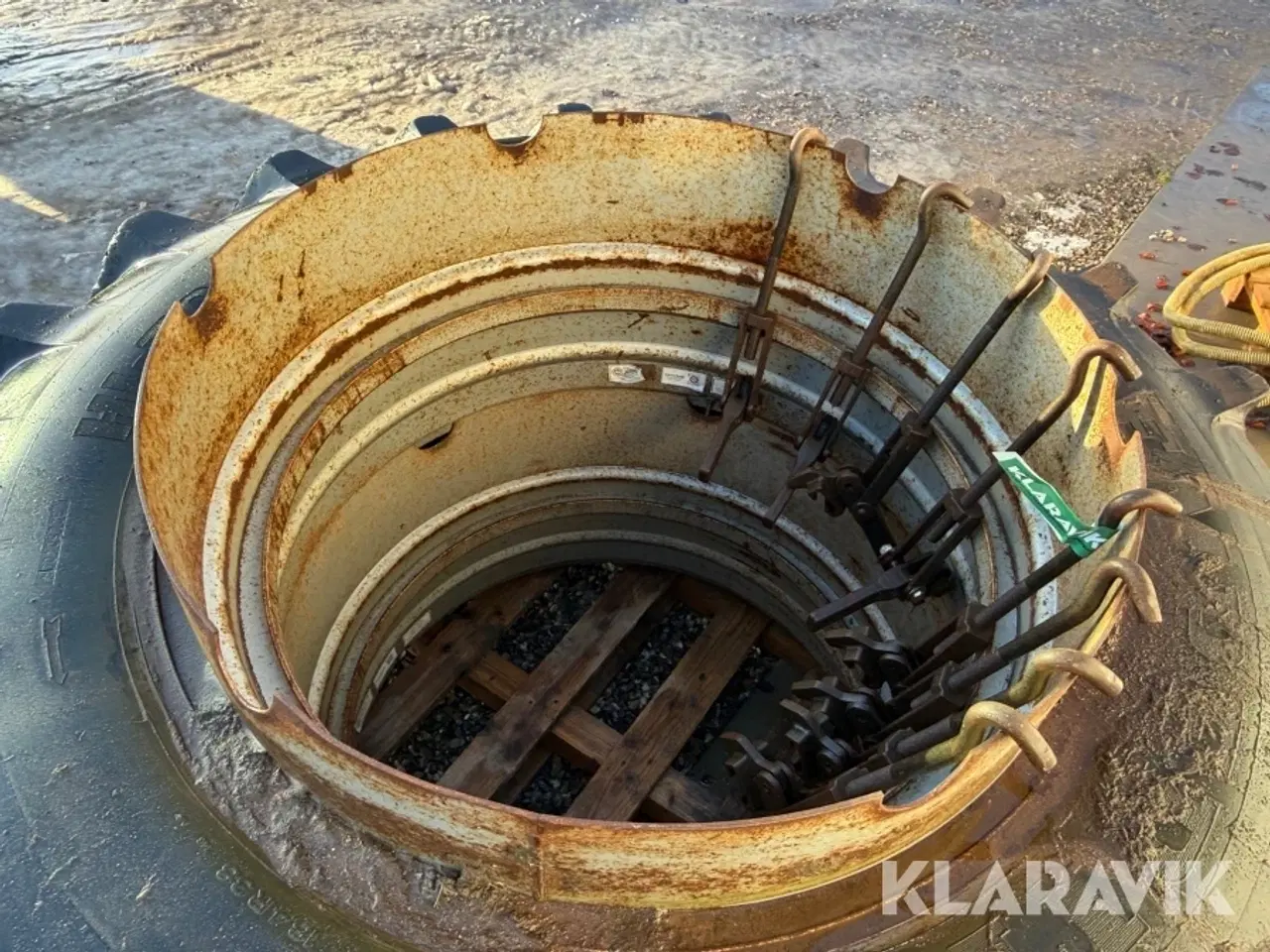 Billede 9 - Tvillingehjul Semperit 18.4R38 med låse 2 styk