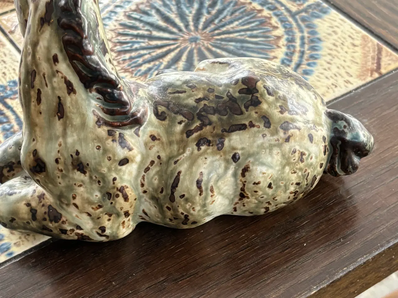 Billede 3 - Liggende føl, Royal Copenhagen stentøjsfigur 