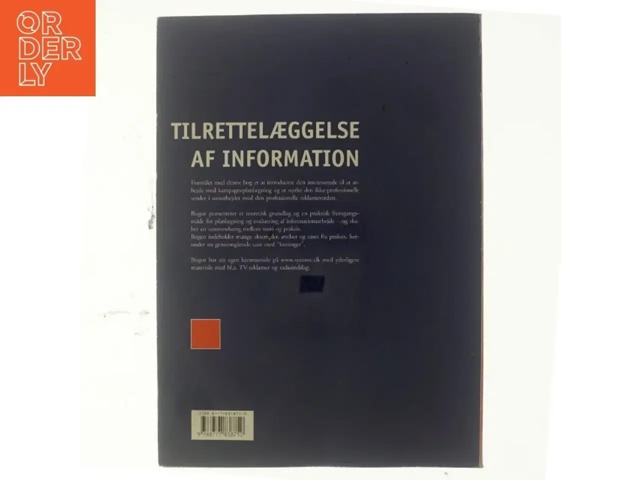 Billede 3 - Tilrettelæggelse af information af Preben Sepstrup (Bog)