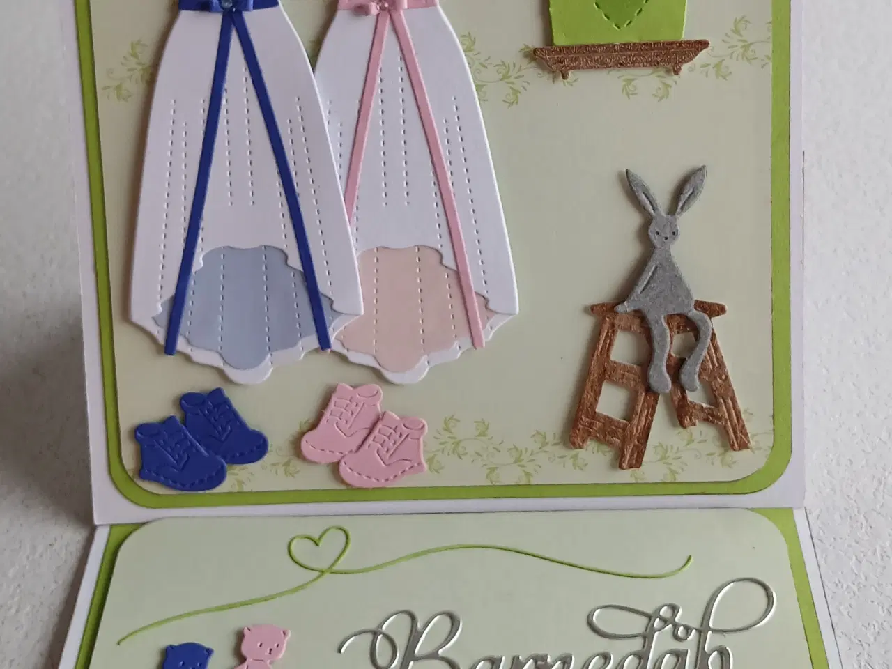 Billede 1 - Tvillinger Dåbskort til både dreng og piger sælges