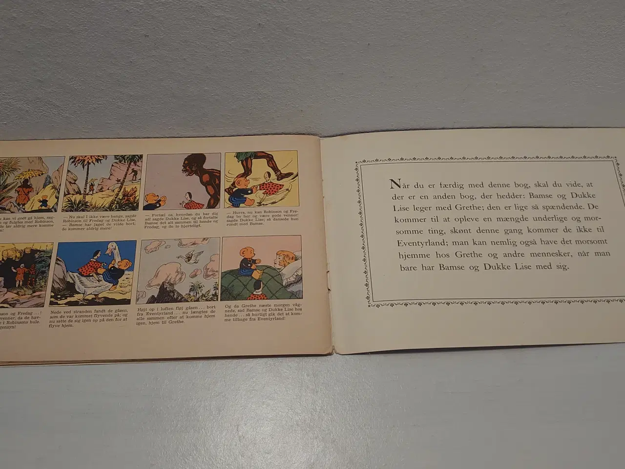 Billede 3 - H. Nielsen: Bamse og Dukkelise på nye eventyr.1957