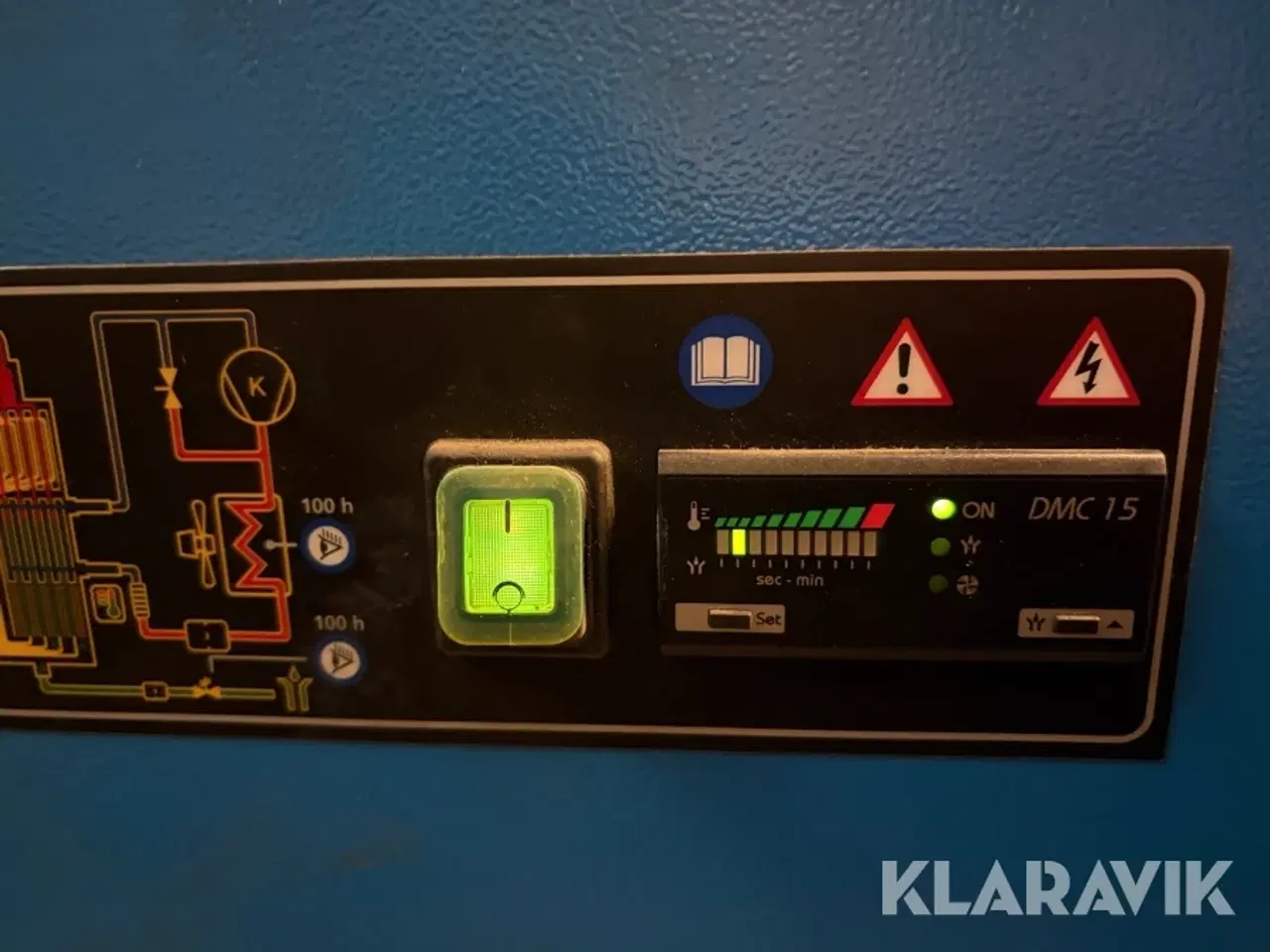 Billede 5 - Skruekompressor Power System Pascal 7,5-10-270 DP IE3 med tryktank
