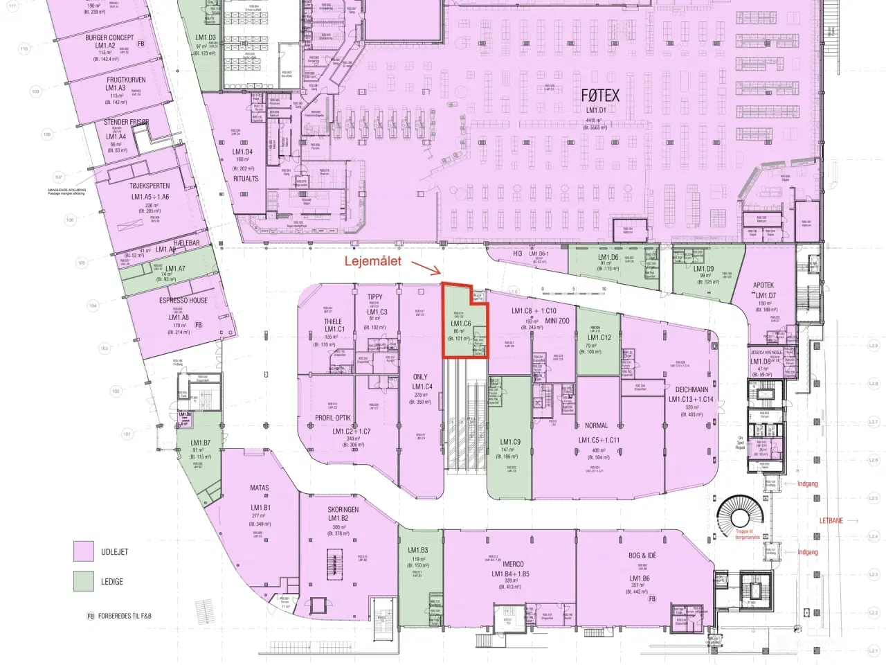Billede 6 - Butikslejemål med bedste placering i Herlev Bymidte lige overfor Føtex