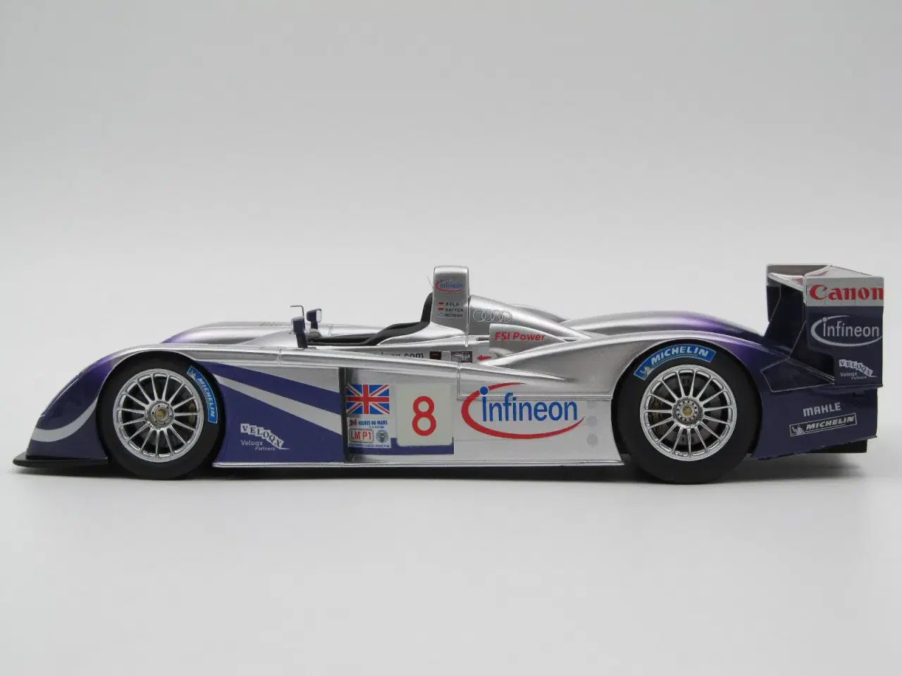 Billede 5 - Audi R8 Infineon,#8 Team "Veloqx" 1:18