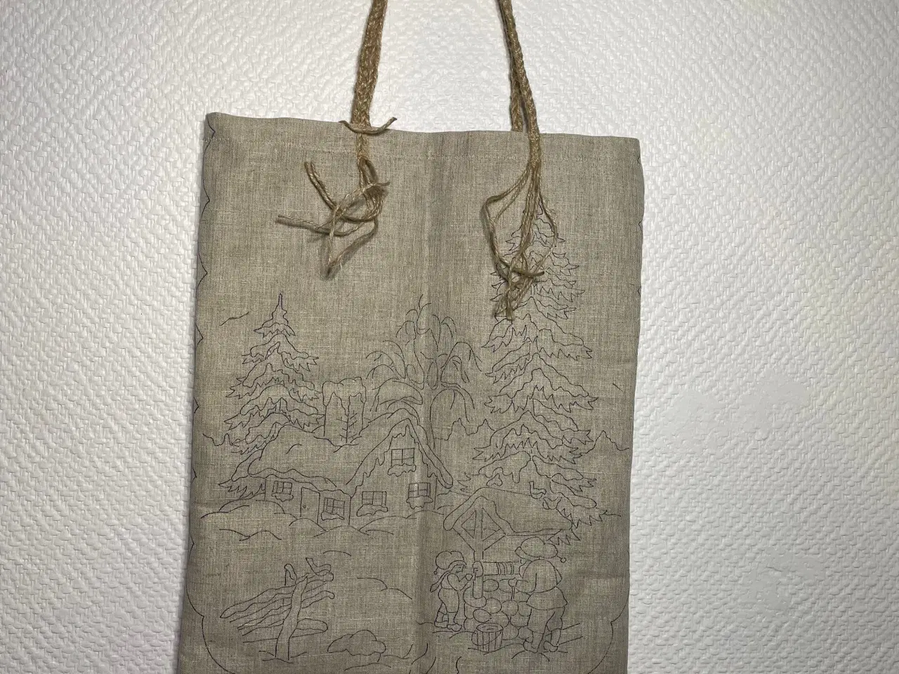 Billede 2 - Økologisk taske, med juleprint;) 