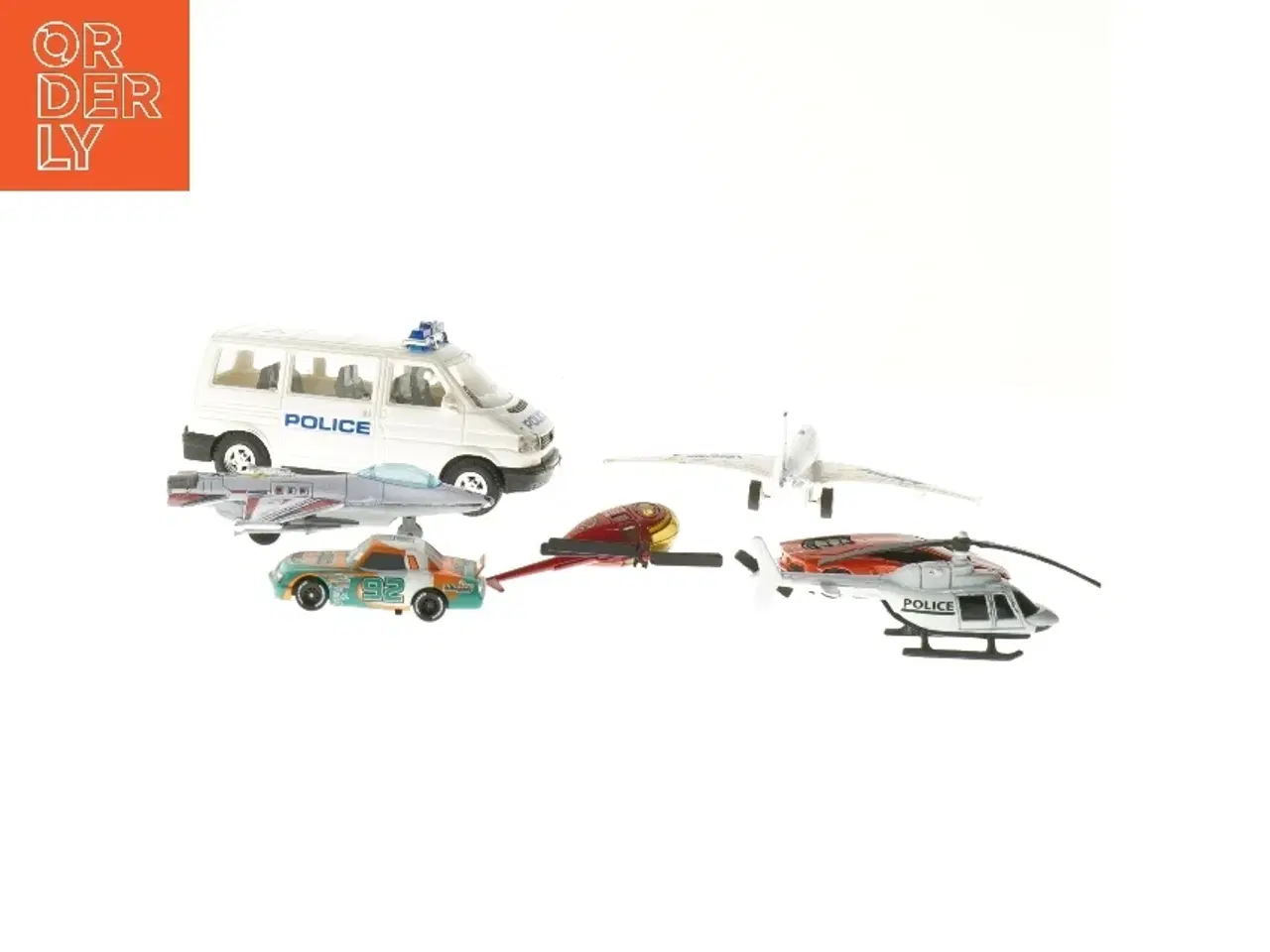 Billede 2 - Mini legetøjs køretøjer og fly (str. 14 cm)