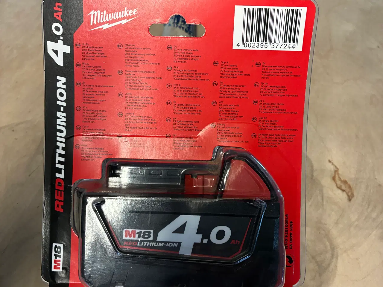 Billede 2 - Milwaukee batteri