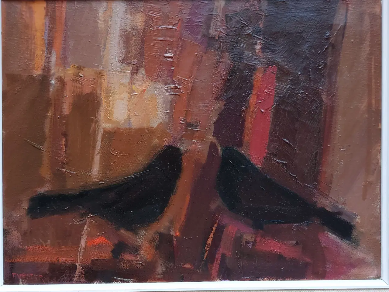 Billede 3 - FRANS VESTER ( 1934 - 1972 ) oliemaleri