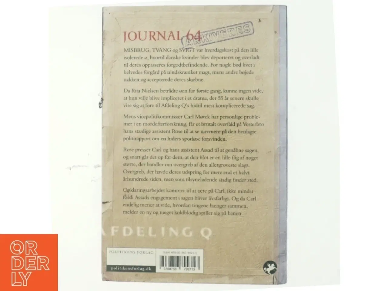 Billede 3 - Journal 64 af Jussi Adler-Olsen (Bog)