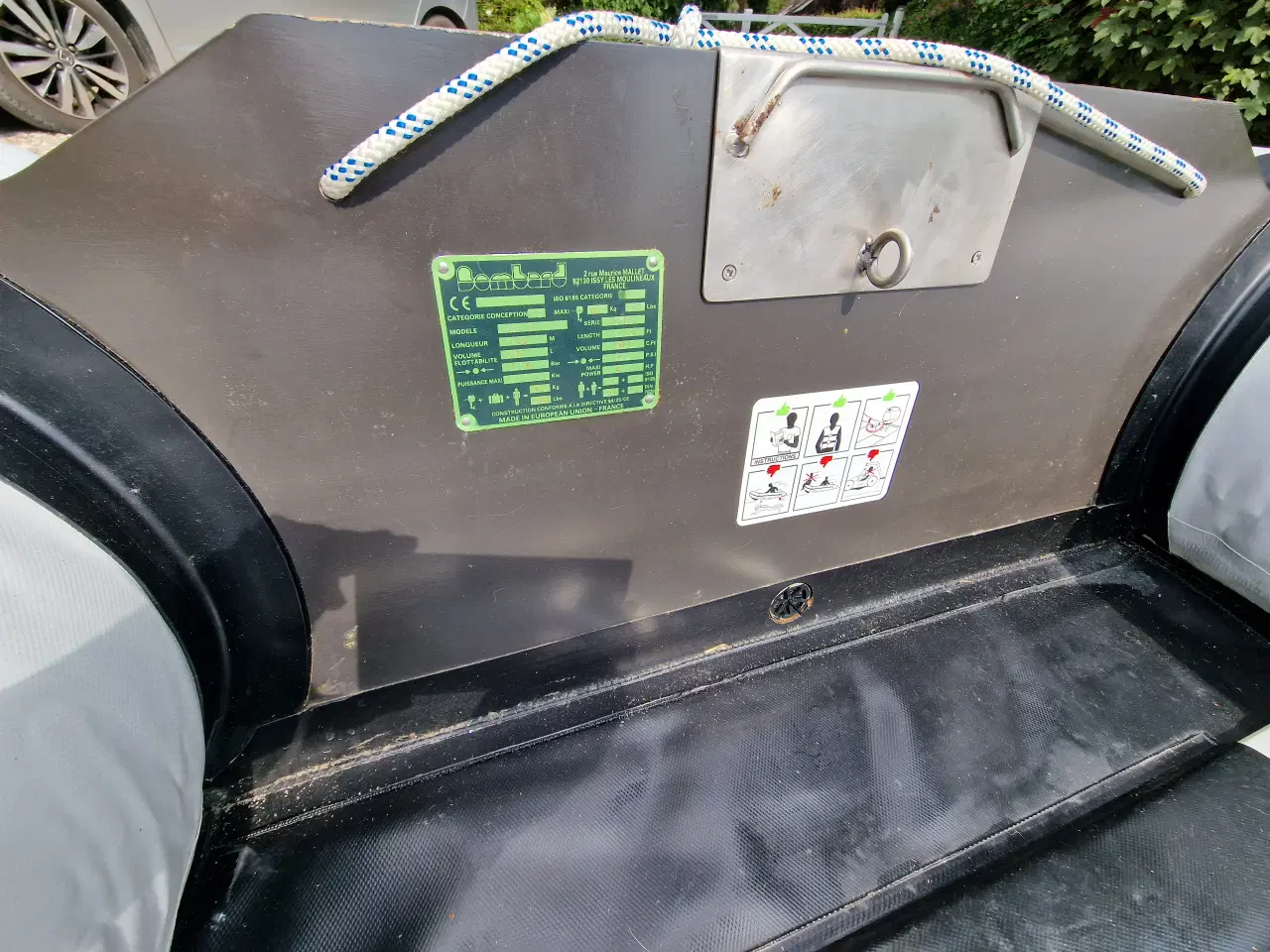 Billede 6 - Gummibåd, Bombard AX3 m/ Honda påhængsmotor oårer 