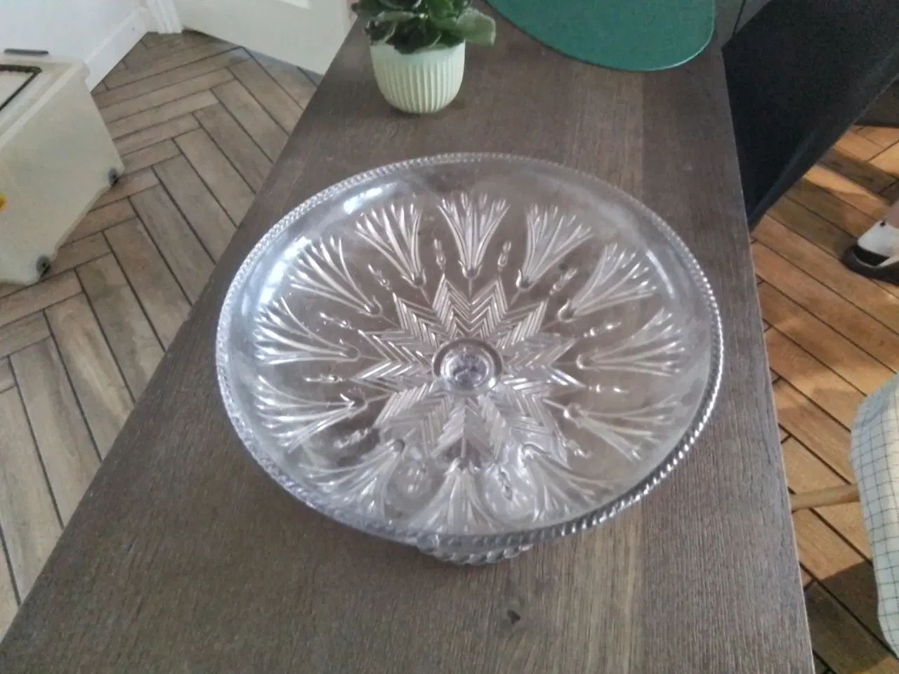 Billede 2 - Glas opsats, evt, frugtfad