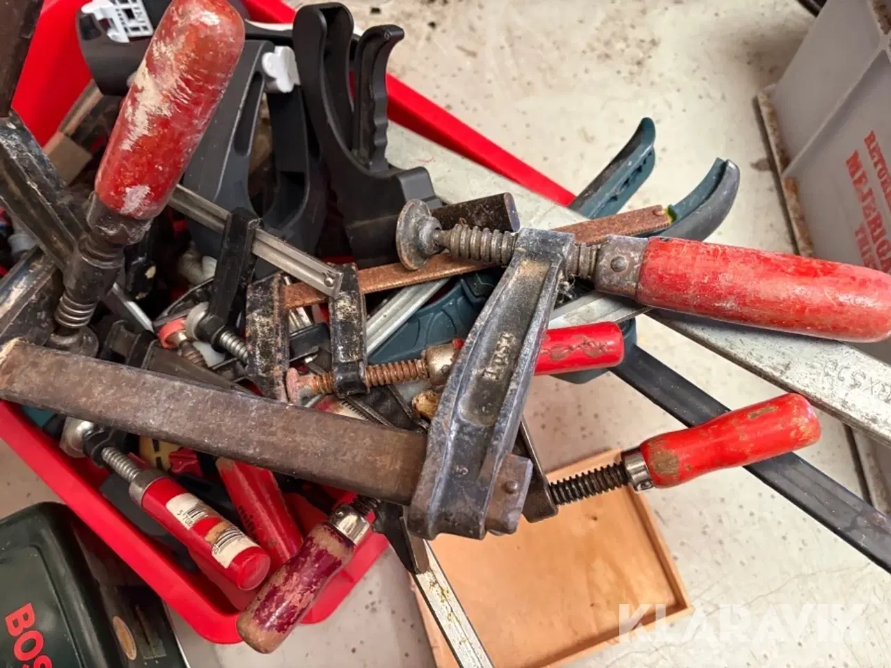 Billede 2 - Stort lot skruetvinge - assorterede type og størrelse