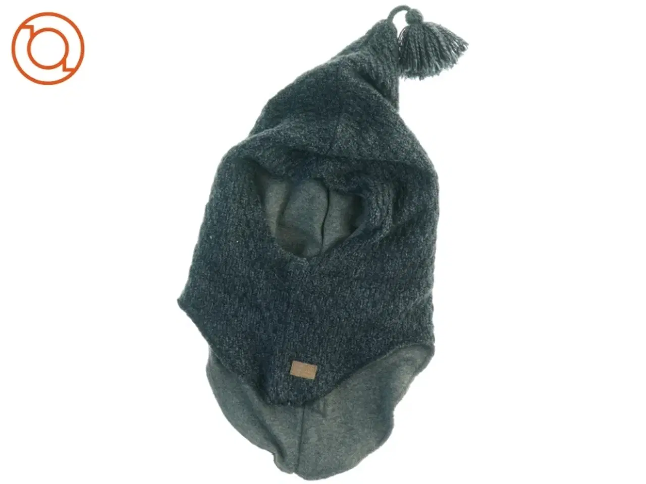 Billede 4 - Mørkeblå elefanthue med kvast (str. 40 x 24 cm)