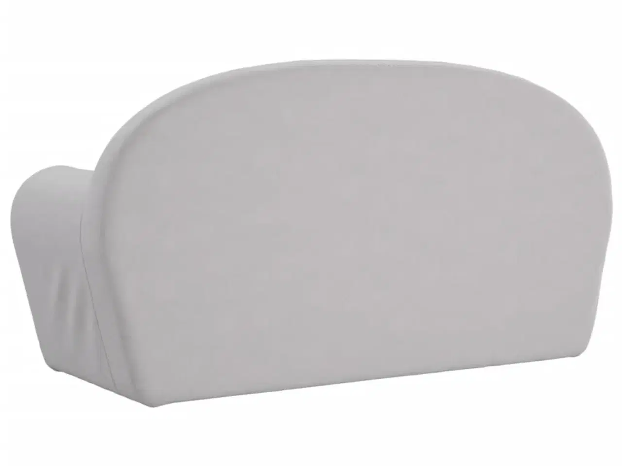 Billede 5 - 2-personers sofa til børn blødt plys lysgrå