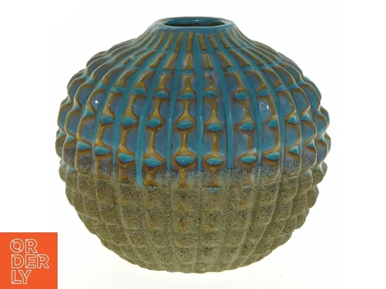 Billede 1 - Keramikvase (str. 11 x 13 cm)